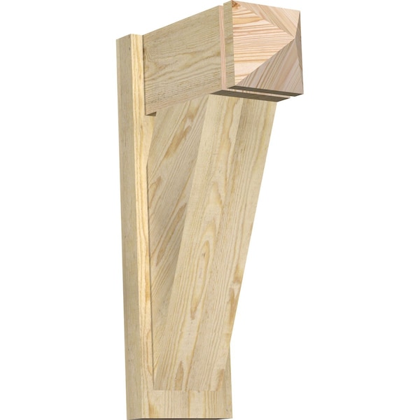 Ekena Millwork Traditional Arts & Crafts Rough Sawn Outlooker, Douglas Fir, 8"W x 16"D x 28"H OUT08X16X28TRA03RDF - main